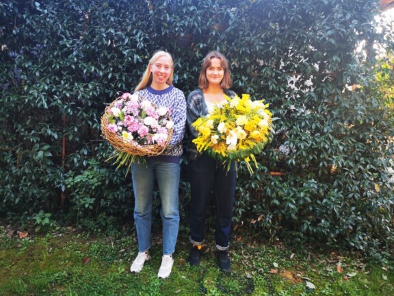 Andrea og Otilie har vært på utveksling med stipend gjennom Erasmus+