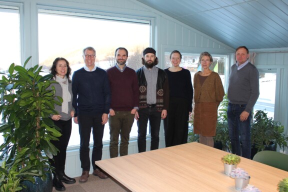 7 personer som er i fagskolestyret ved Norges grønne fagskole - Vea