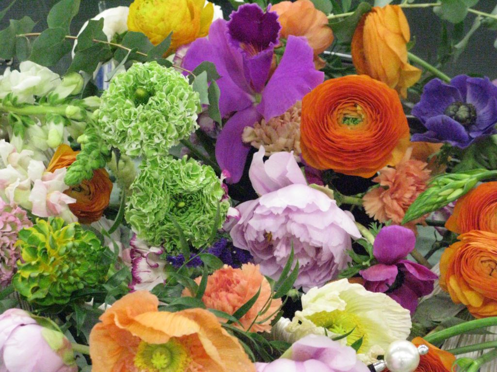 Foto av fargerike blomster