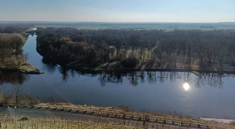 Landskap med elv fra Melnik