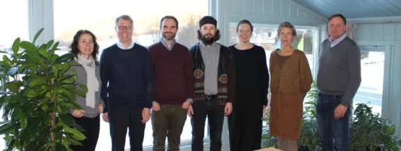 7 personer som er i fagskolestyret ved Norges grønne fagskole - Vea
