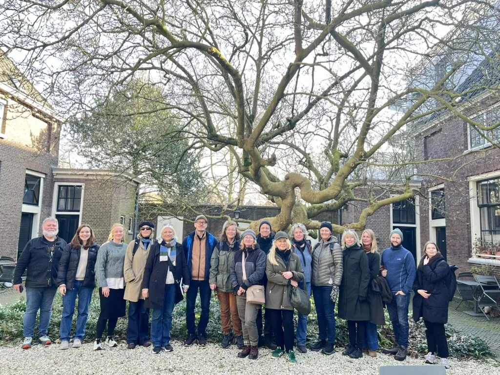 Studenter og faglærere samlet på studietur i Nederland