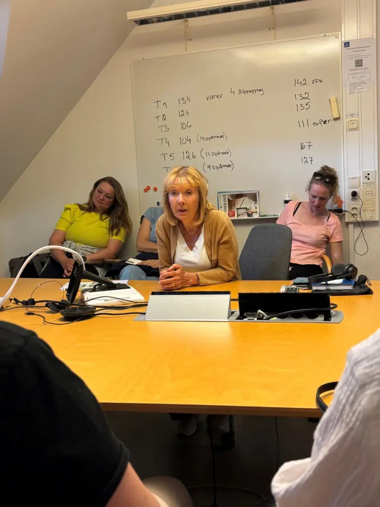 Studenter i undervisningsrom